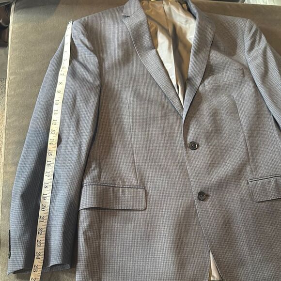Men's Murano Collezione Gray 2-Pce Slim Fit Suit 44R Jacket Notched Lapel **READ - Picture 7 of 16